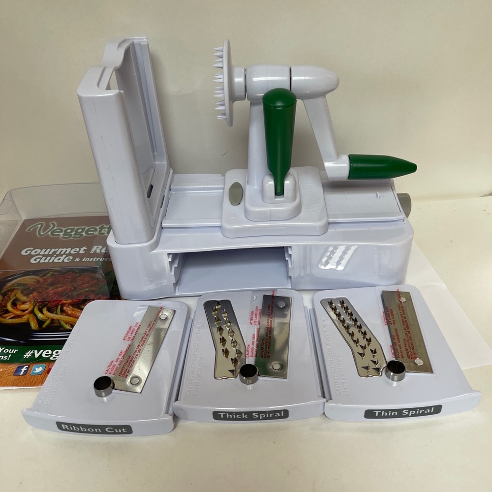 Veggetti Pro Vegetable Cutter As seen on TV Spaghetti Spiral Table T…